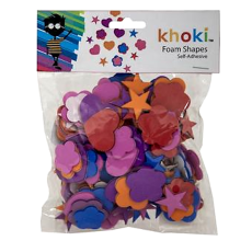 Foam Shapes, Assorted